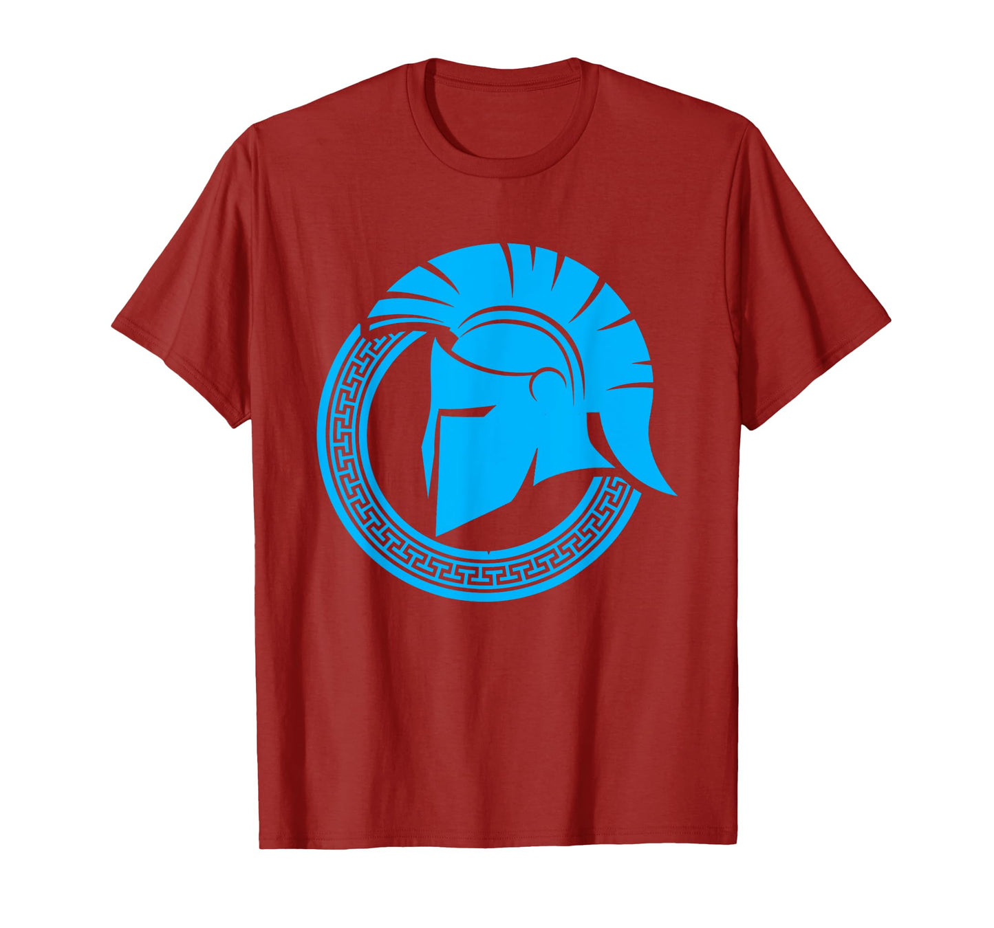 Spartan Warrior Helmet Ancient Greek Gym T-Shirt