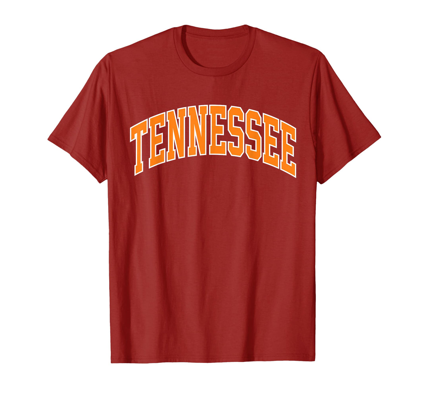Vintage Tennessee Men Tennessee Women Retro Orange White TN T-Shirt
