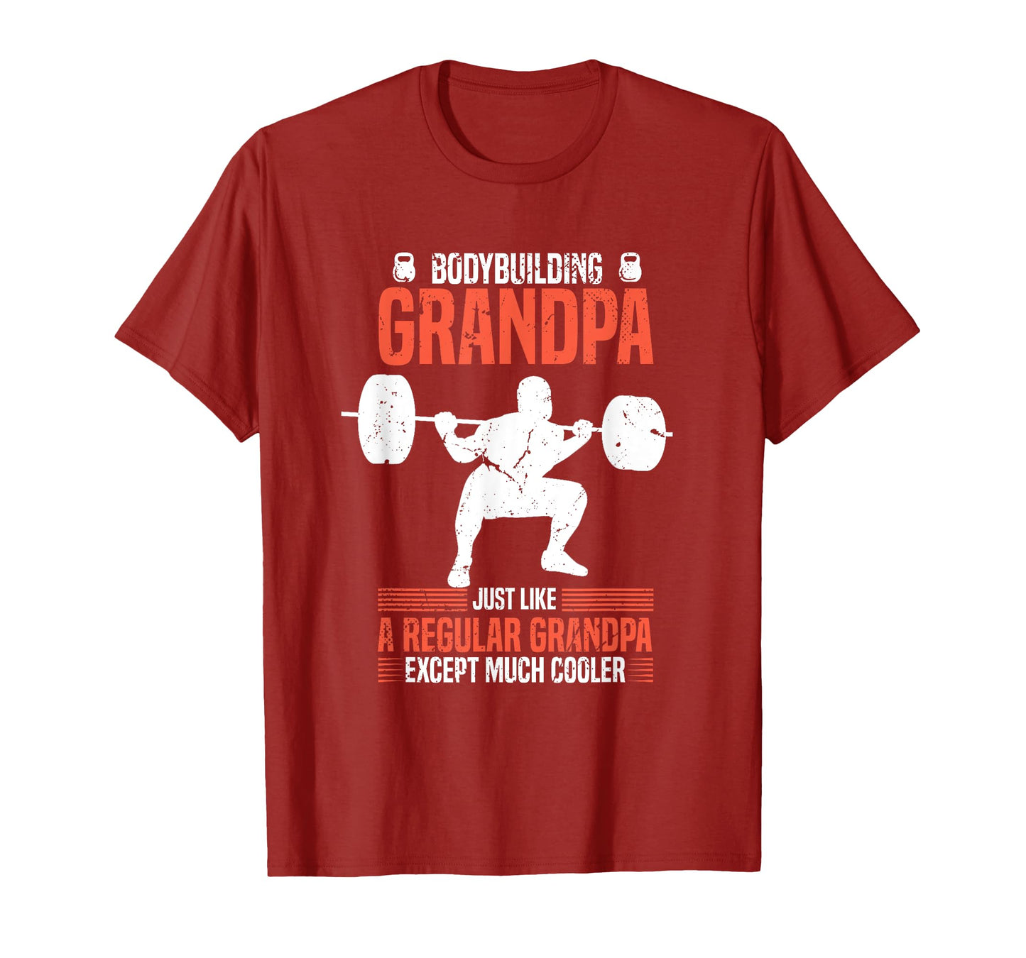 Gym Bodybuilding Grandpa Fitness Grandfather Fitness Workout T-Shirt