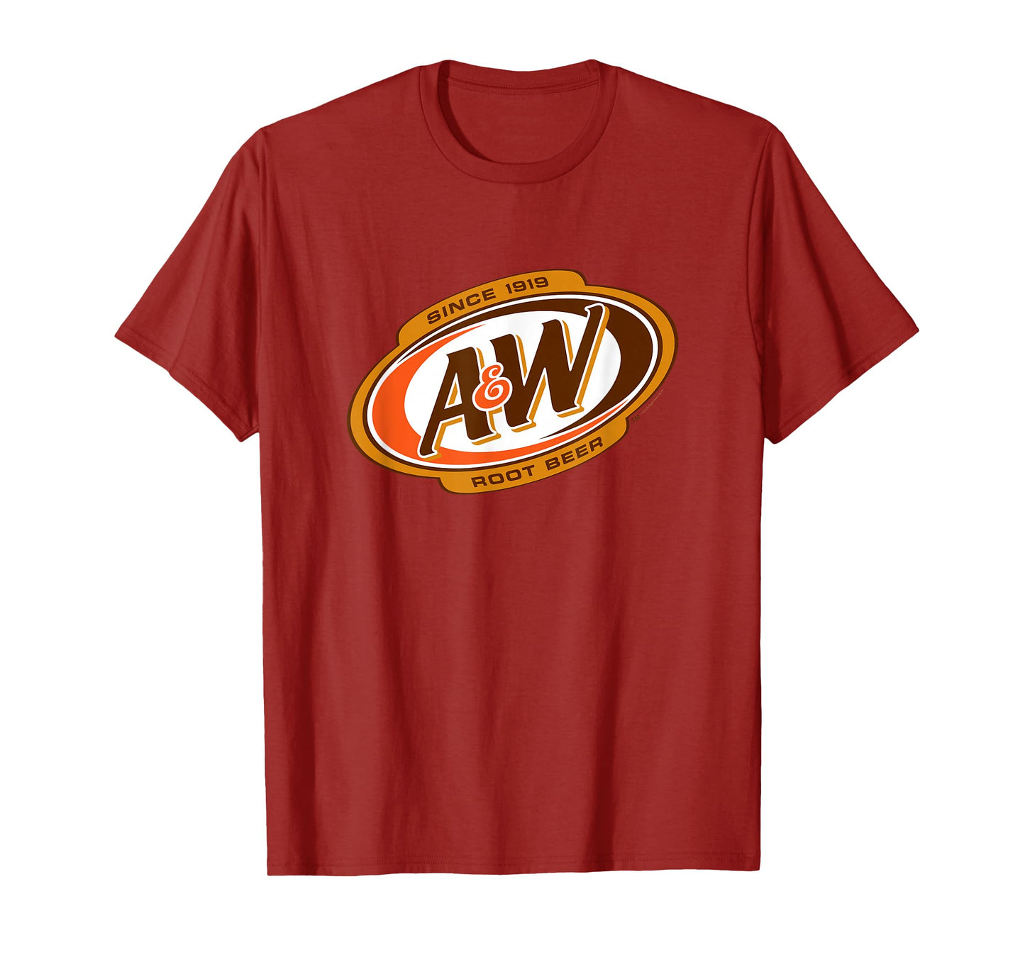 A&W Root Beer Since 1919 Retro Soda Badge T-Shirt