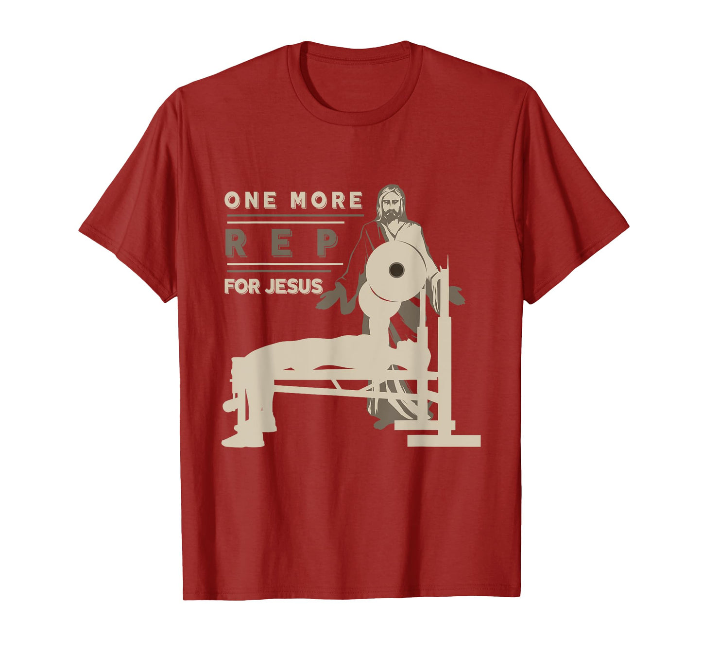 One More Rep For Jesus Bench Press T-Shirt T-Shirt