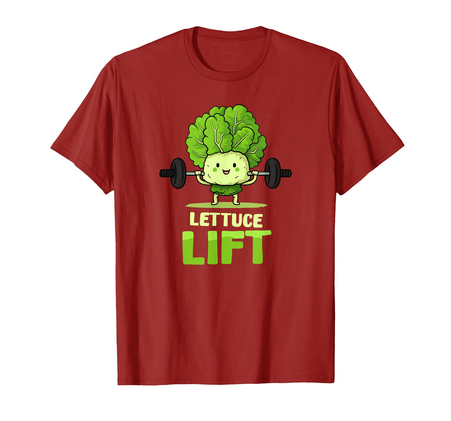 Lettuce Lift Design Vegan Athlete T-Shirt