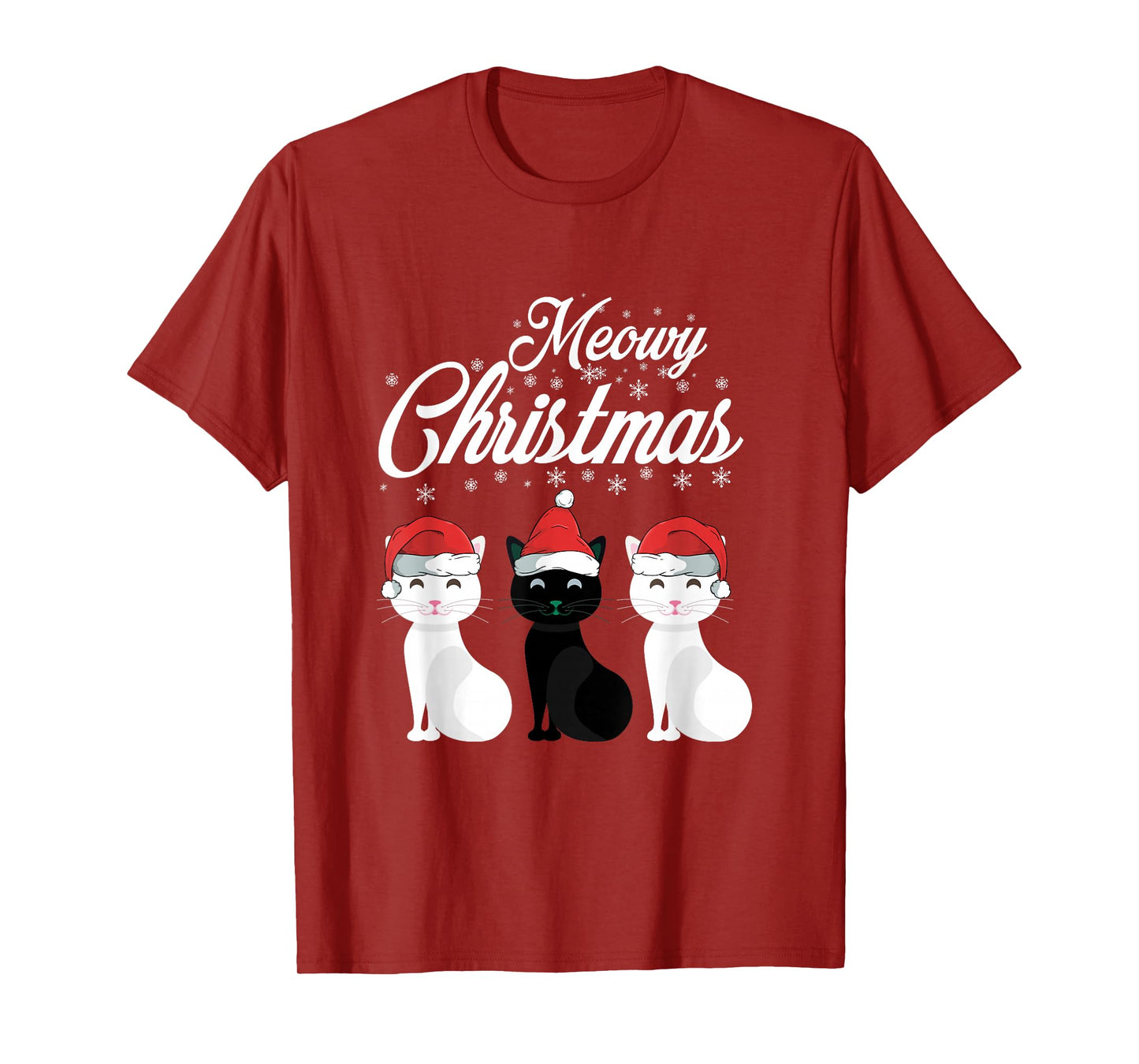 Meowy Christmas -Cats & Kittens Santa Claus Xmas Animal Gift T-Shirt