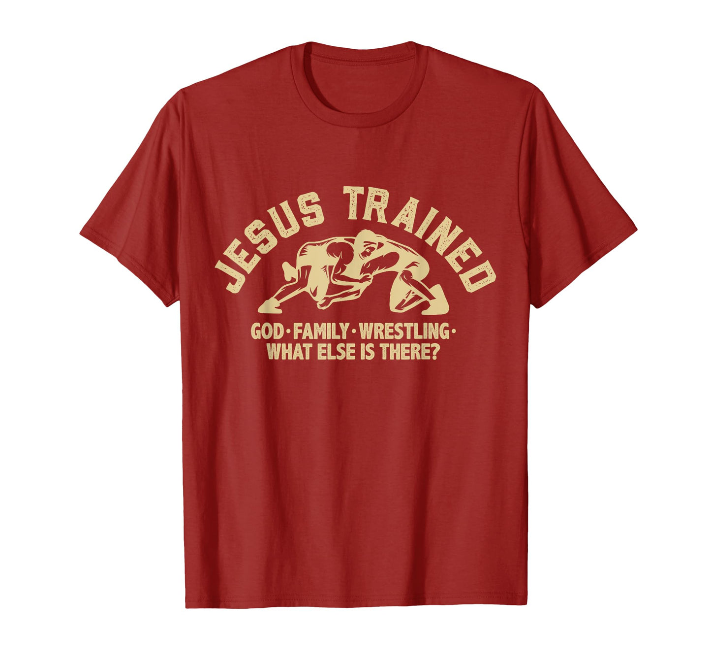 Vintage Jesus Trained Wrestling For Men Women 1 T-Shirt