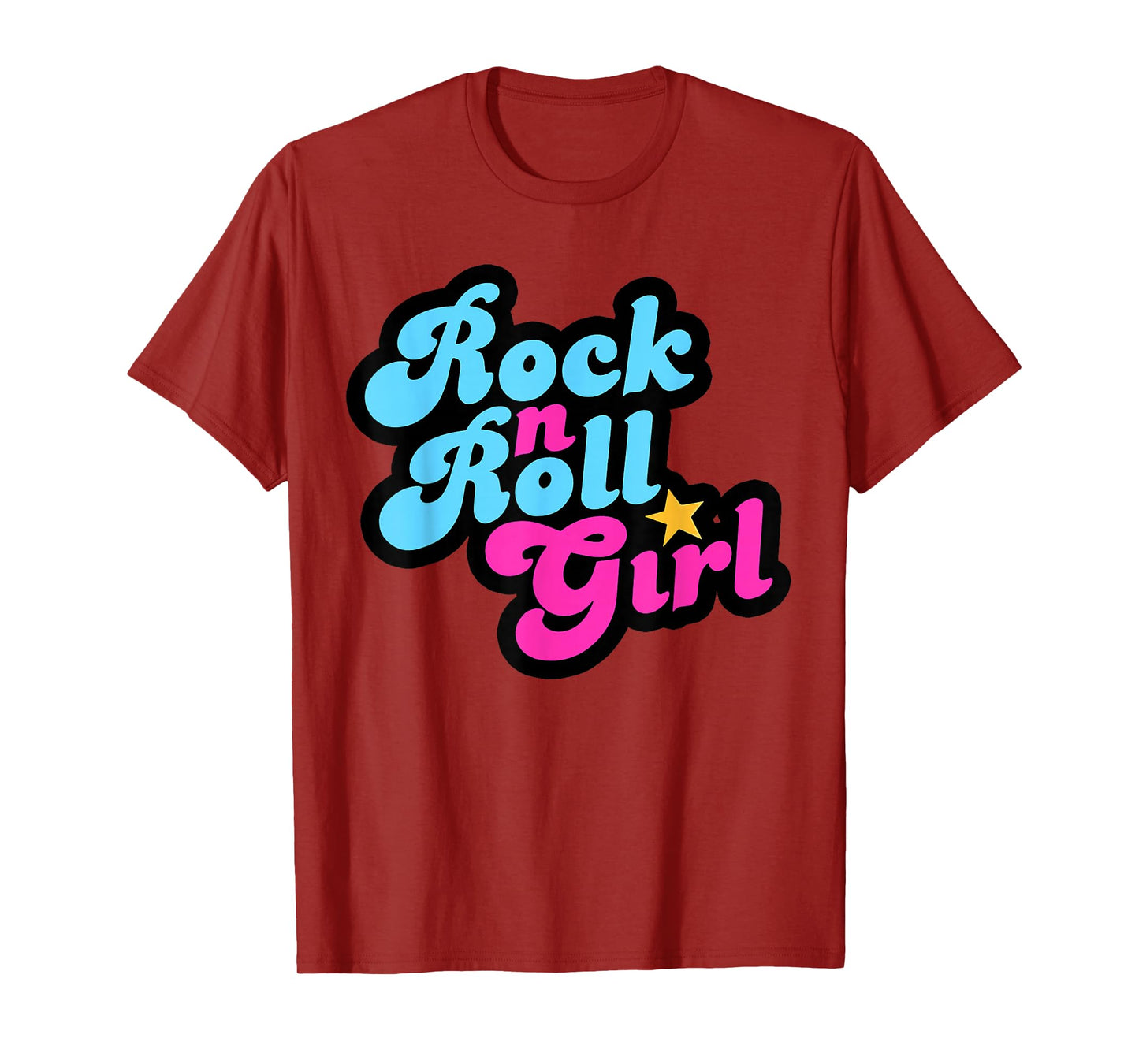 Halloween Costume Rock N Roll Girl Rock and Roll Women T-Shirt