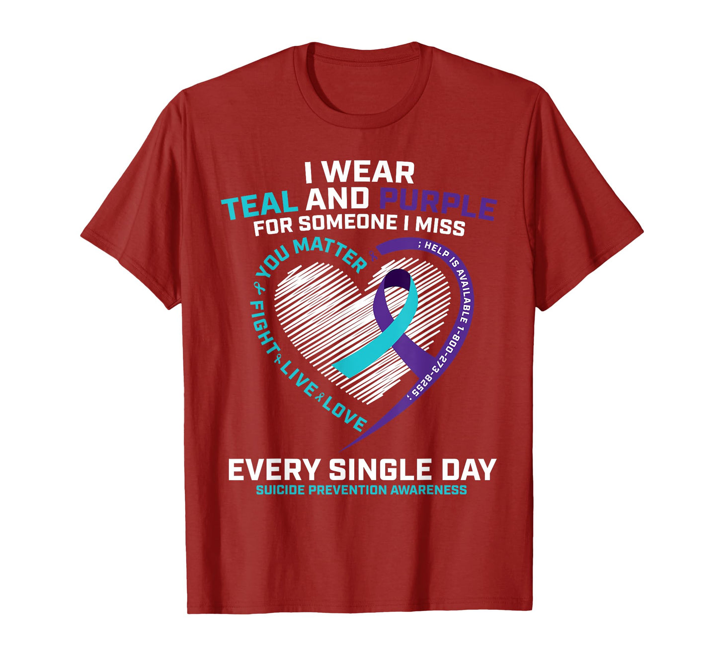 In Loving Memory Shirts Tshirt Suicide Prevention Awareness T-Shirt