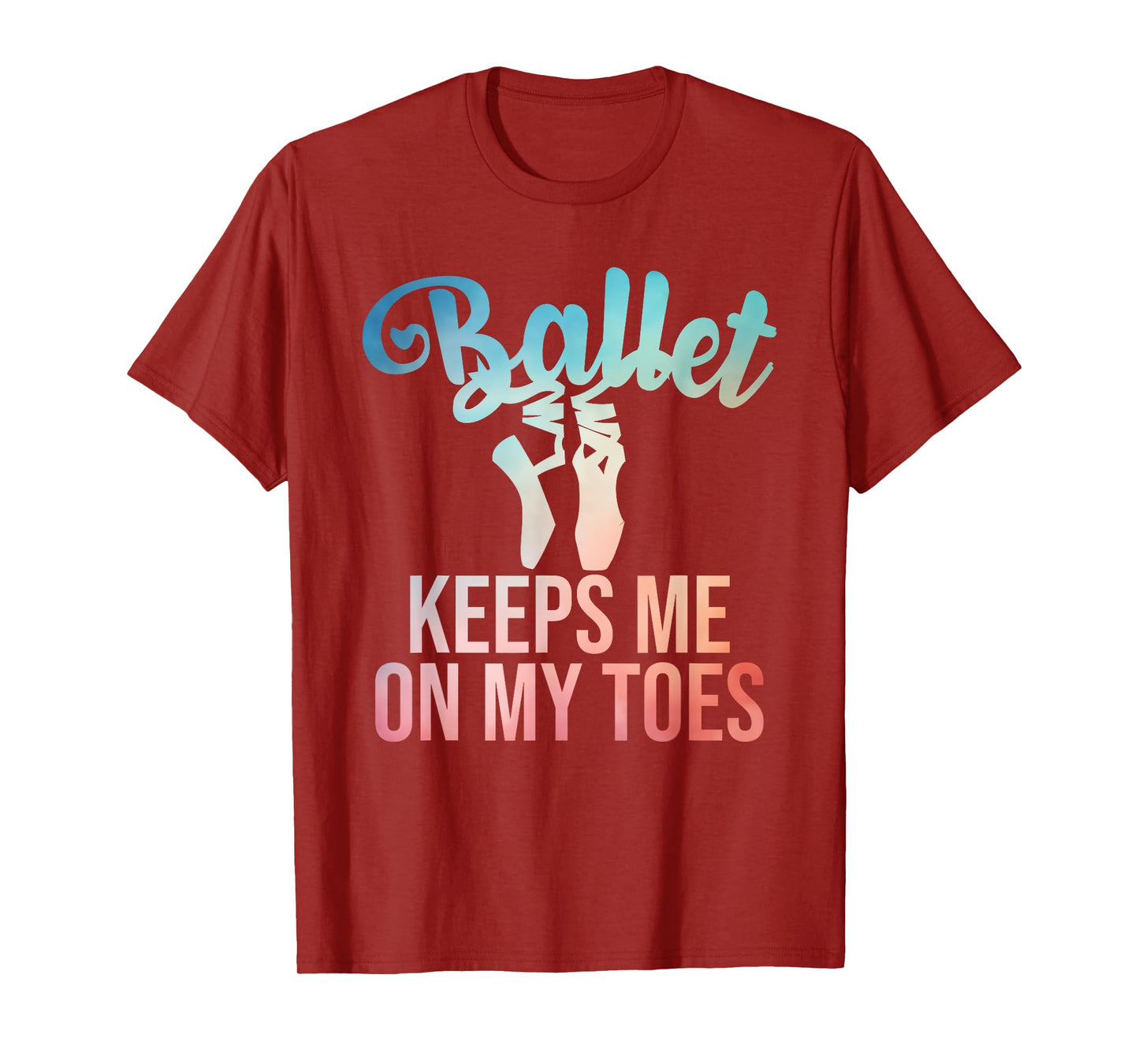 Ballerina Art For Girls Women Pointe Dance Lovers Ballet T-Shirt