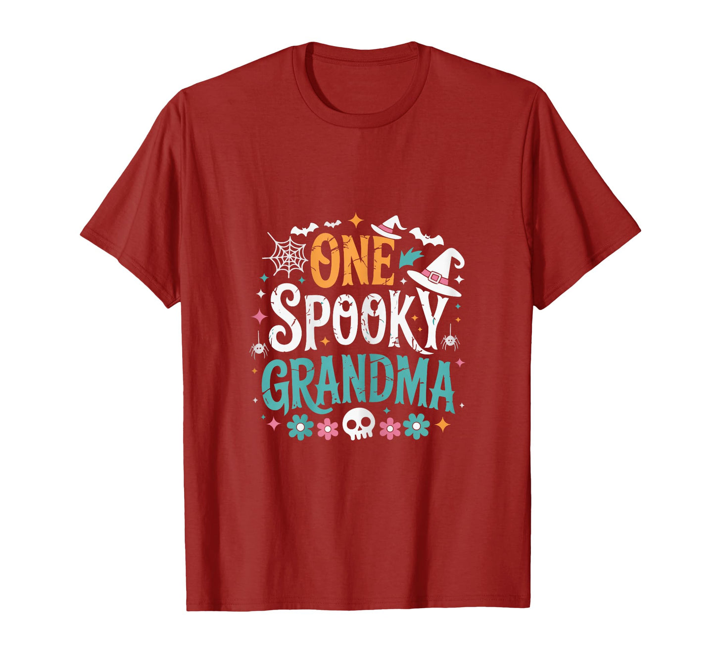 One Spooky Grandma Halloween Fun Design T-Shirt