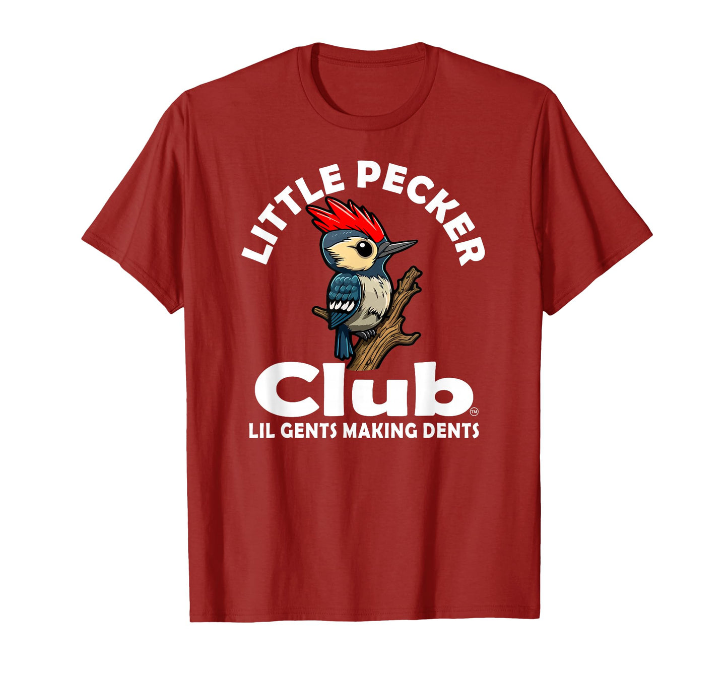 LITTLE PECKER CLUB T-Shirt, Unisex-Adults, Club, Black, Small, Short Sleeve