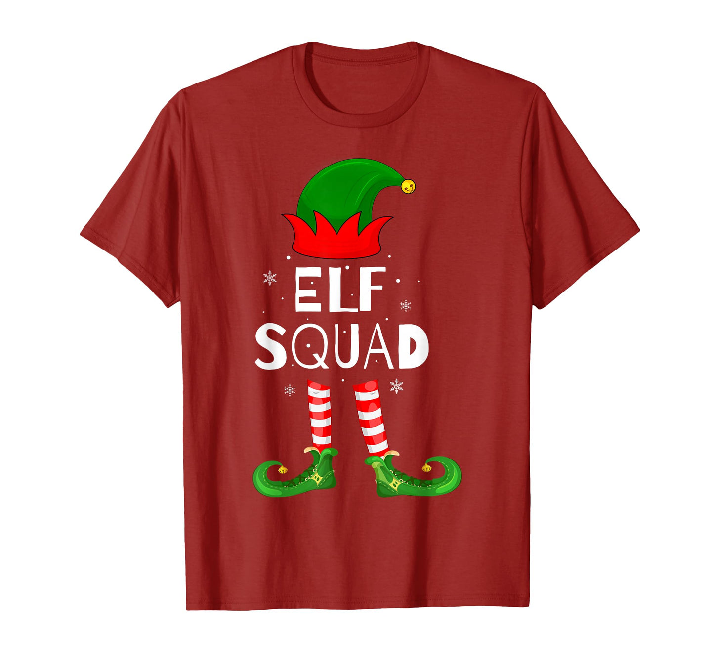 Elf Squad Christmas Family Matching Pajama Elf Xmas T-Shirt