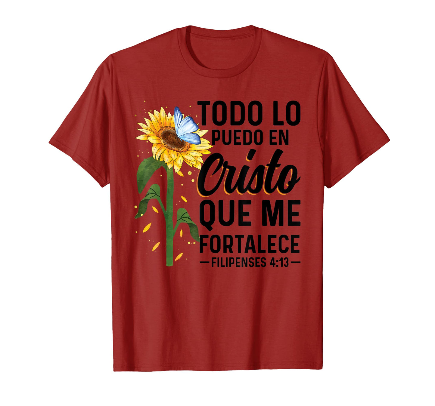 Camisetas Cristianas En Espanol Frase Biblia Filipenses 14 3 T-Shirt