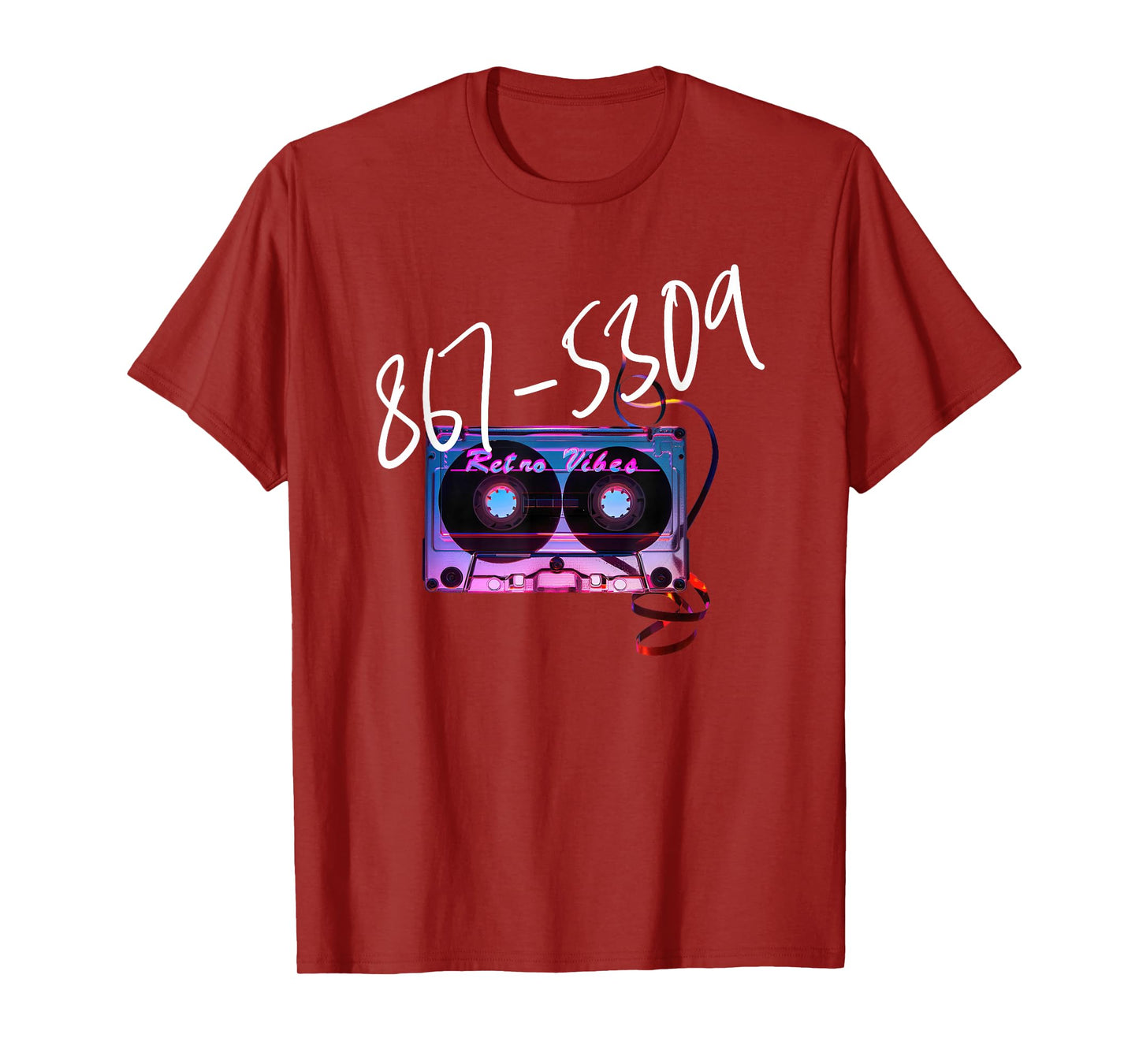 867-5309 Retro Vibes 80's Jenny Tee T-Shirt