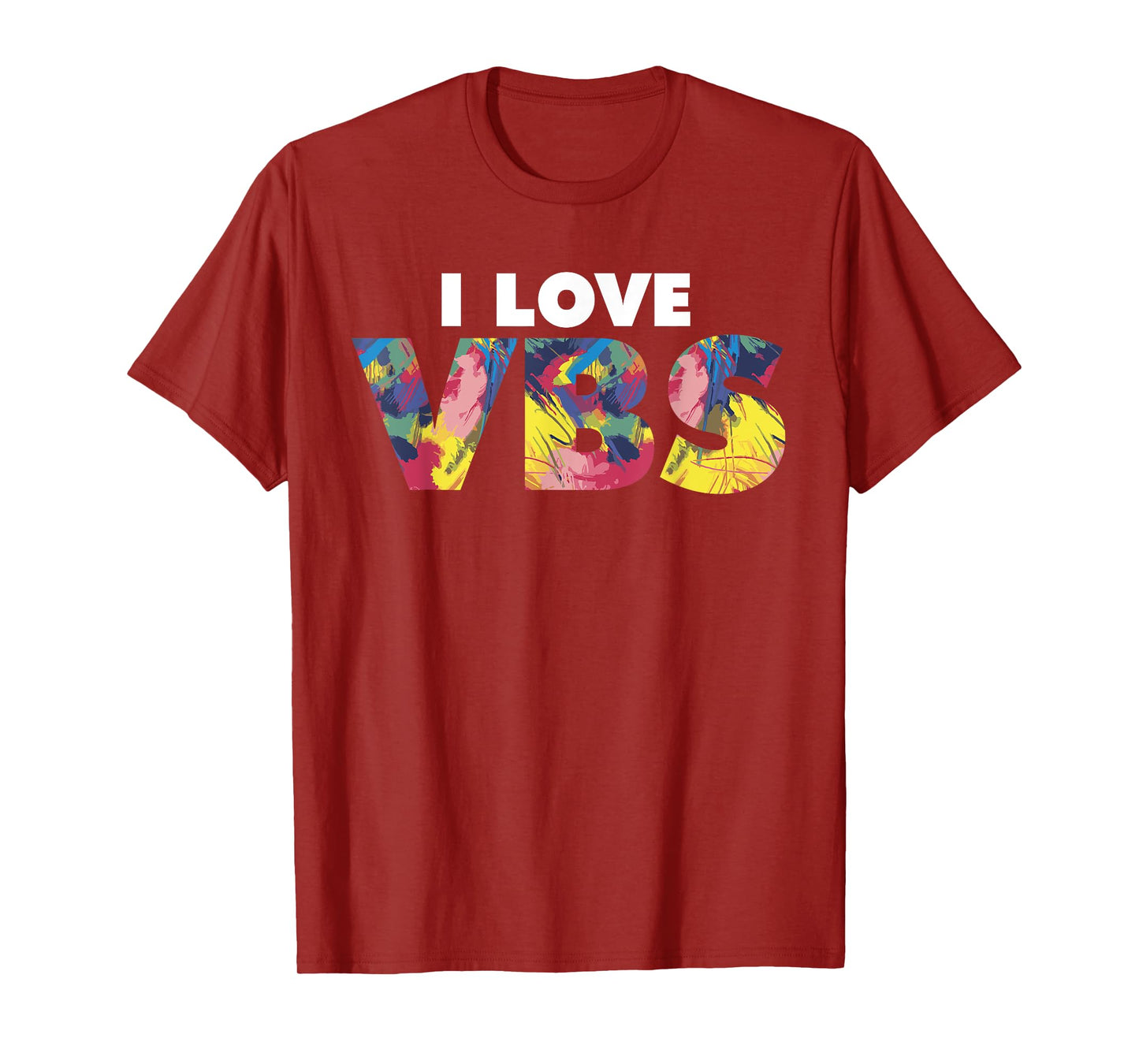 I Love VBS Vacation Bible School Crew Church Summer Camp T-Shirt