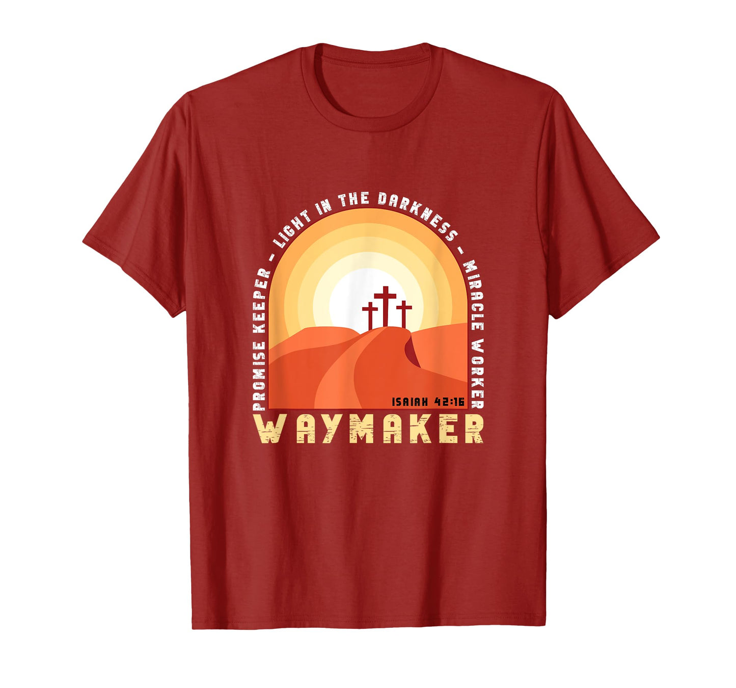 Vintage Waymaker Promise Keeper Miracle Worker Christian T-Shirt