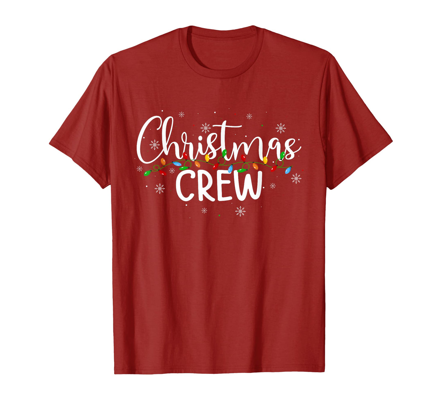 Christmas Crew Pajamas Matching Family Group Holiday Xmas T-Shirt