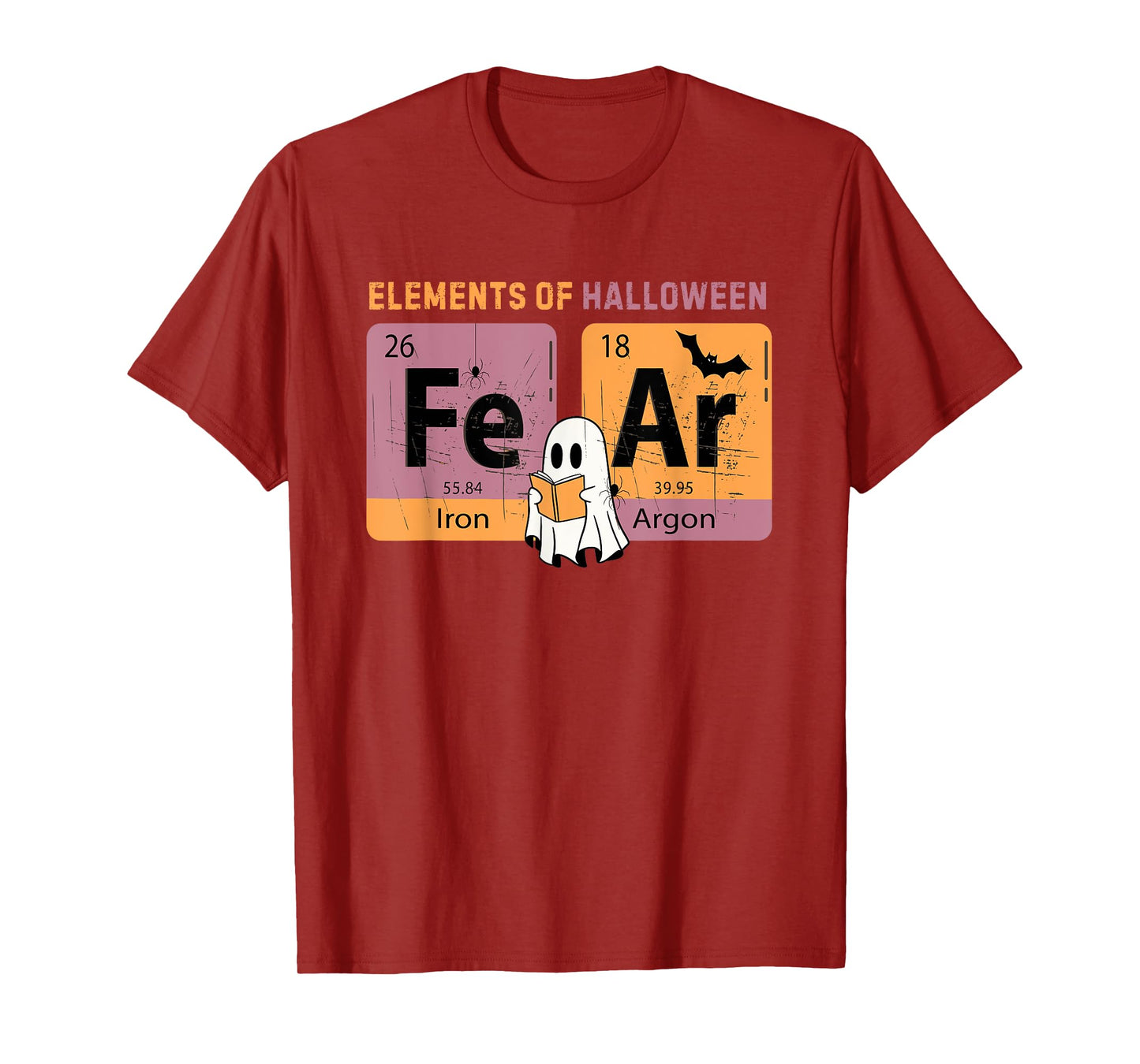 Elements Of Halloween FeAr Periodically Halloween Chemistry T-Shirt