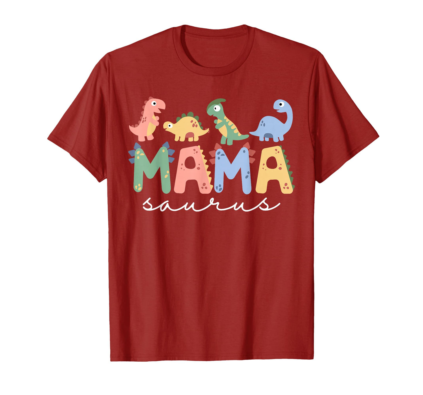 Funny Cute Mamasaurus T Rex Dinosaur Mama Saurus Family T-Shirt