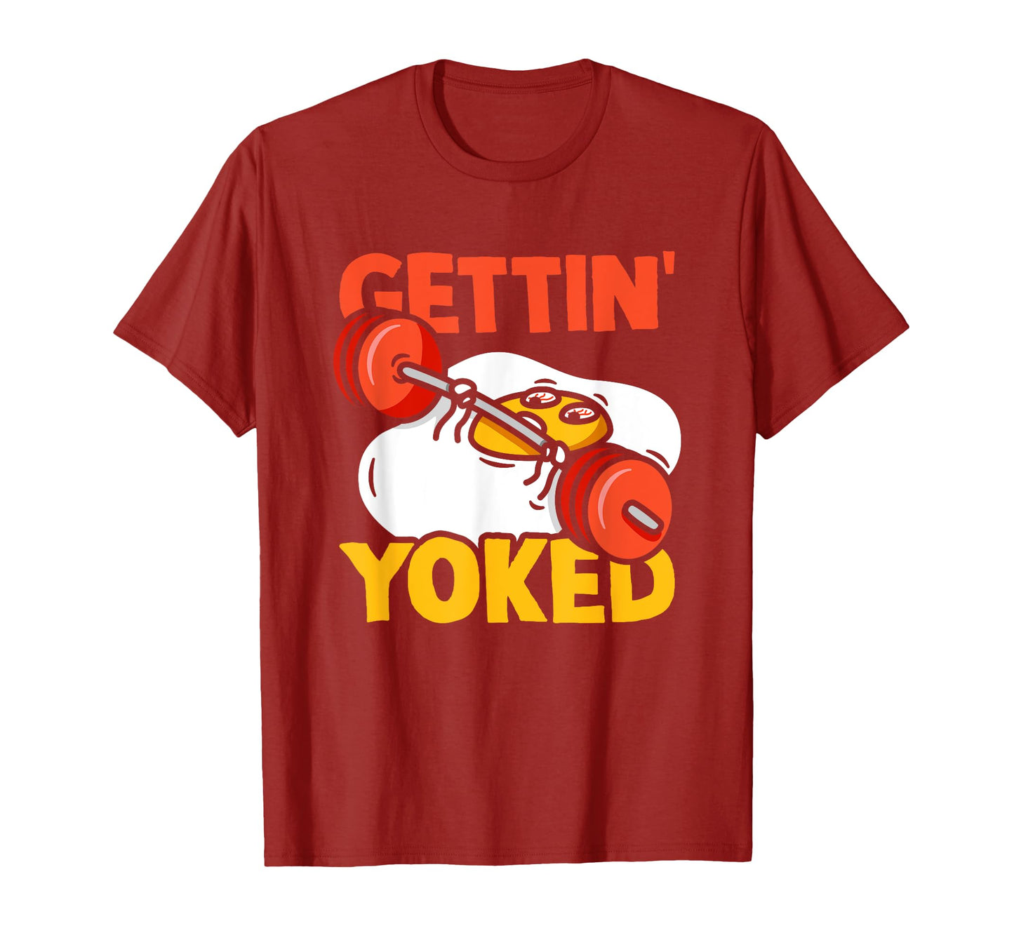 Weightlifter Getting Yoked Training Funny Bodybuilding Gym T-Shirt