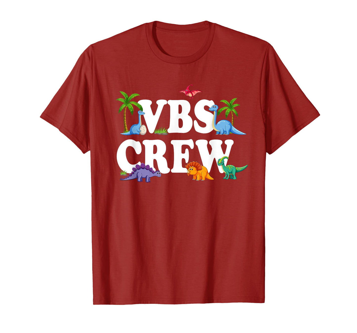 VBS Crew 2025 Vacation Bible School Dinosaur T-Shirt