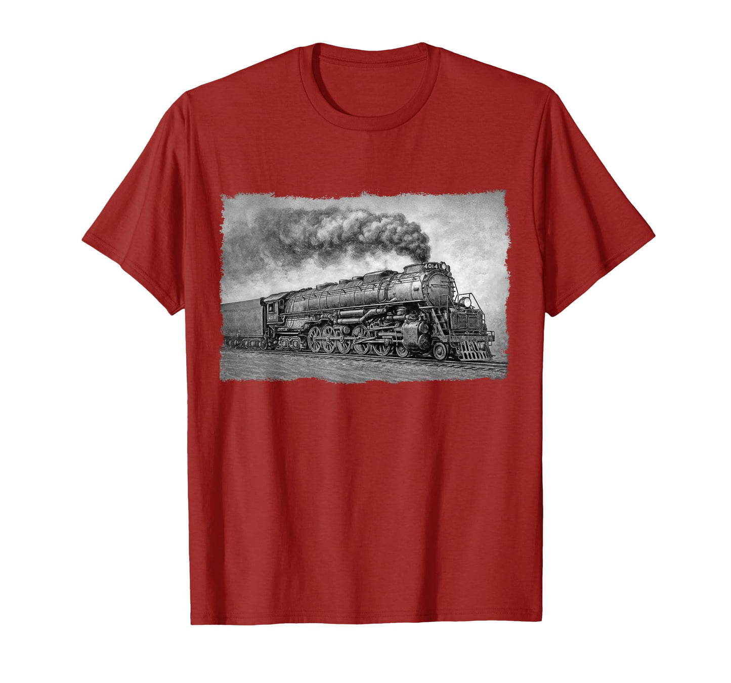1940s Big Boy Steam Engine Locomotive - Vintage 4014 Train T-Shirt