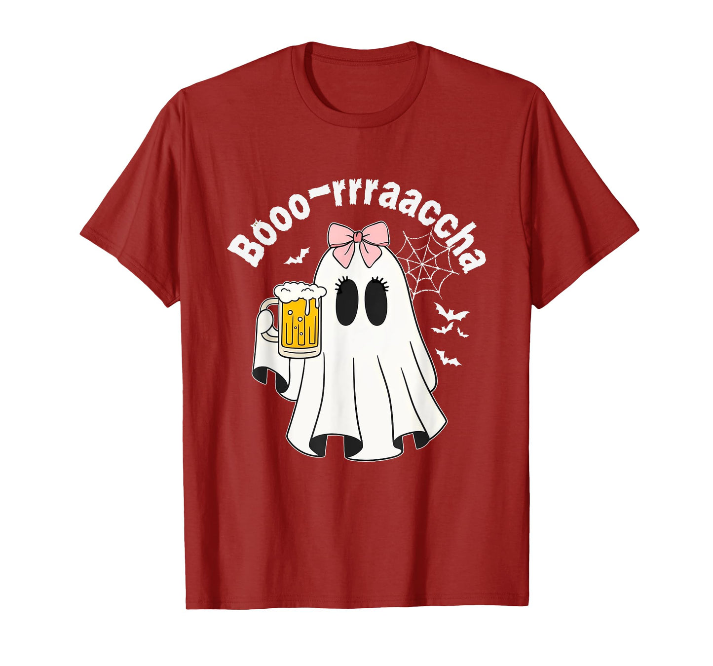 Boo-racha Funny Halloween Ghost Beer Design Borracha T-Shirt