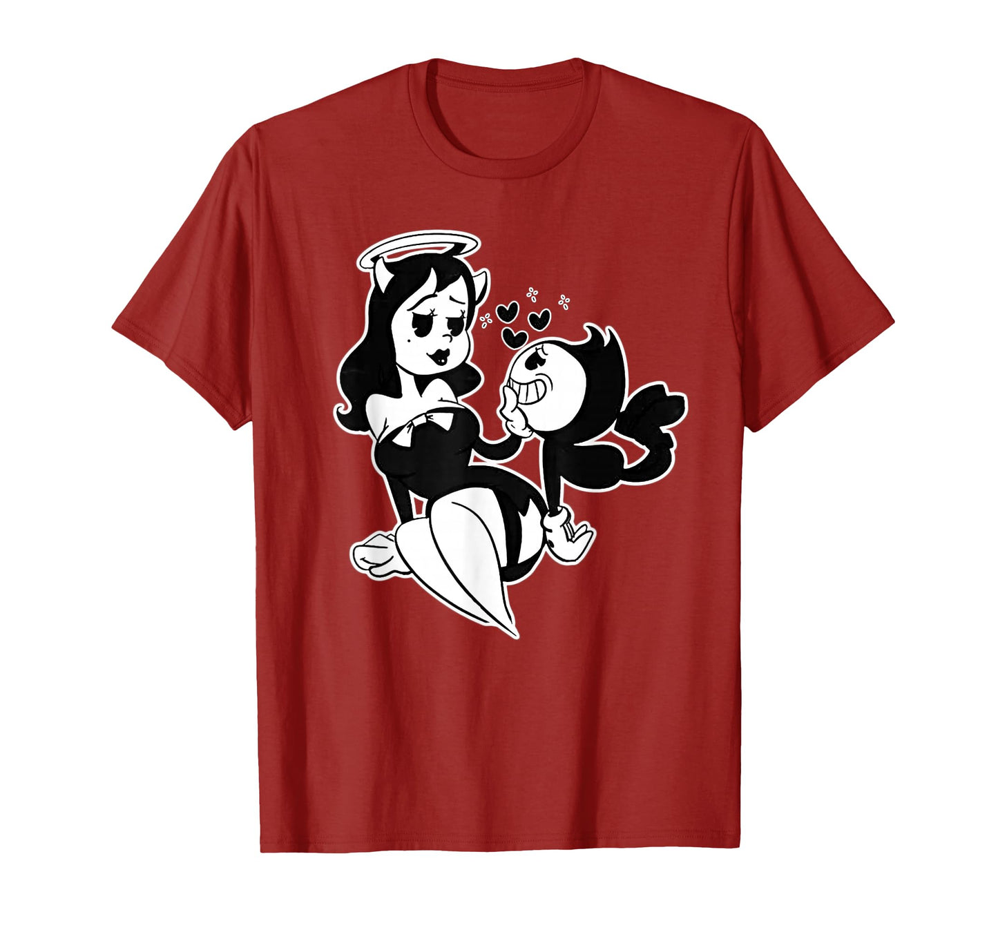 Alice Angel Gothic Angel x Bendy Demon Vintage Cartoon T-Shirt