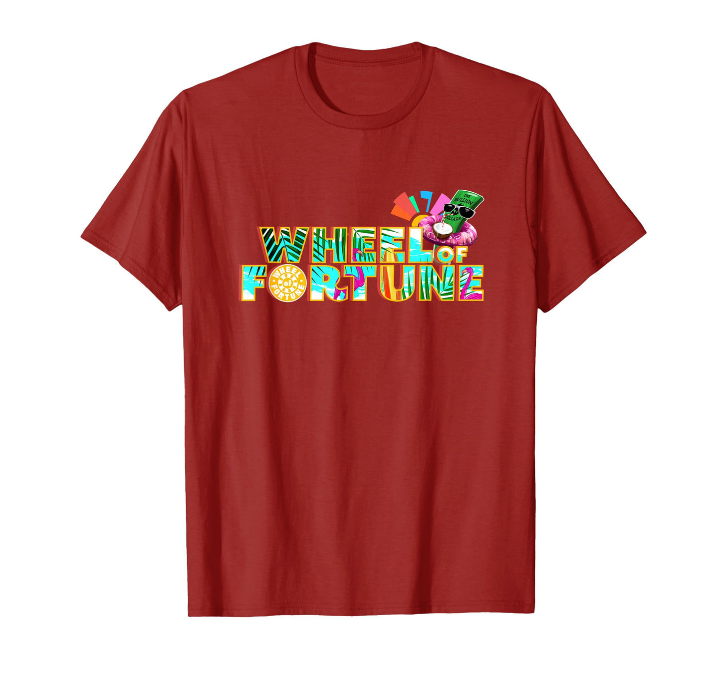 Wheel of Fortune Tropical Logo T-Shirt