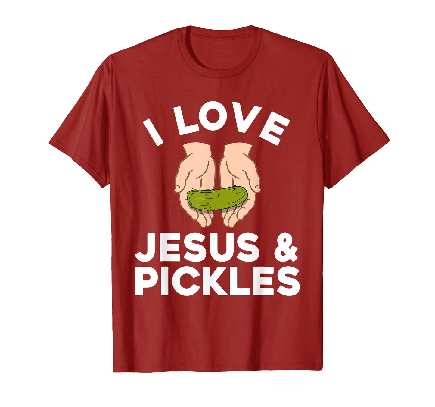 Cute Pickle Design For Men Women Kids Jesus Pickle Lovers T-Shirt