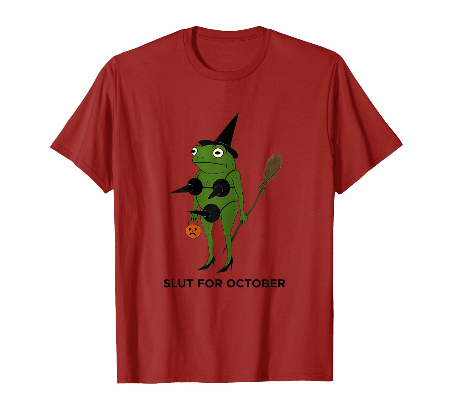Funny Frog Witch – Quirky Halloween Costume Alternative T-Shirt