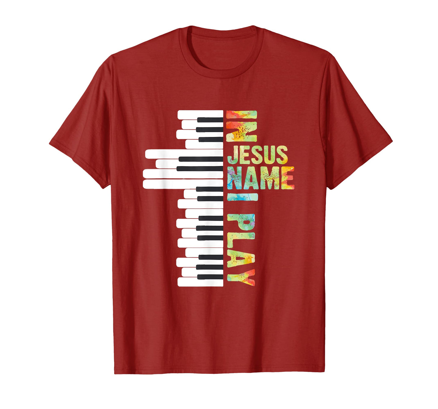 CharlIan Minds - Christian Piano Lovers In Jesus Christian Name I Play Piano Music Vintage T-Shirt