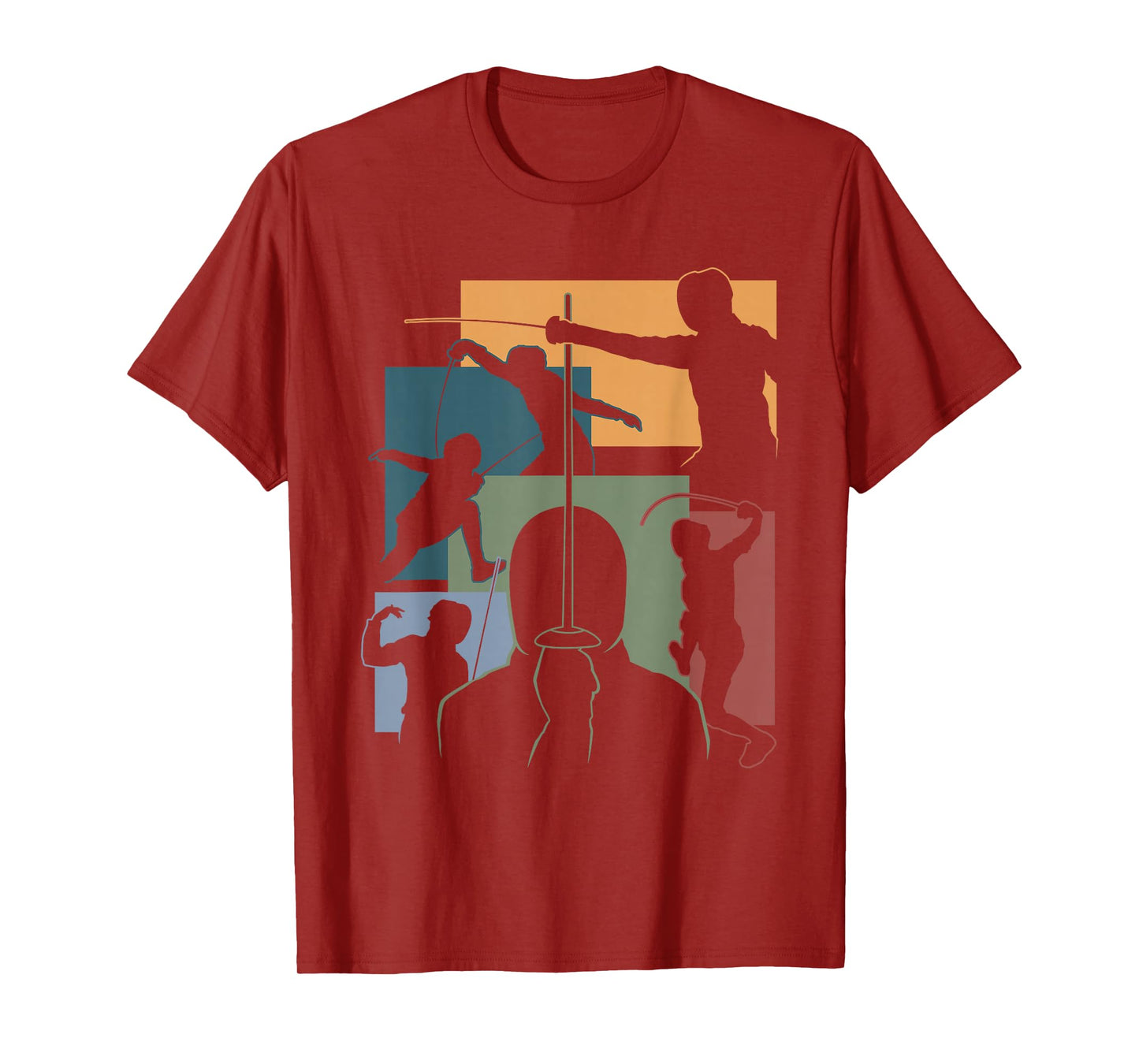 Funny Fencing Cool Fencer Swordfighter Swordfighting Outfit T-Shirt