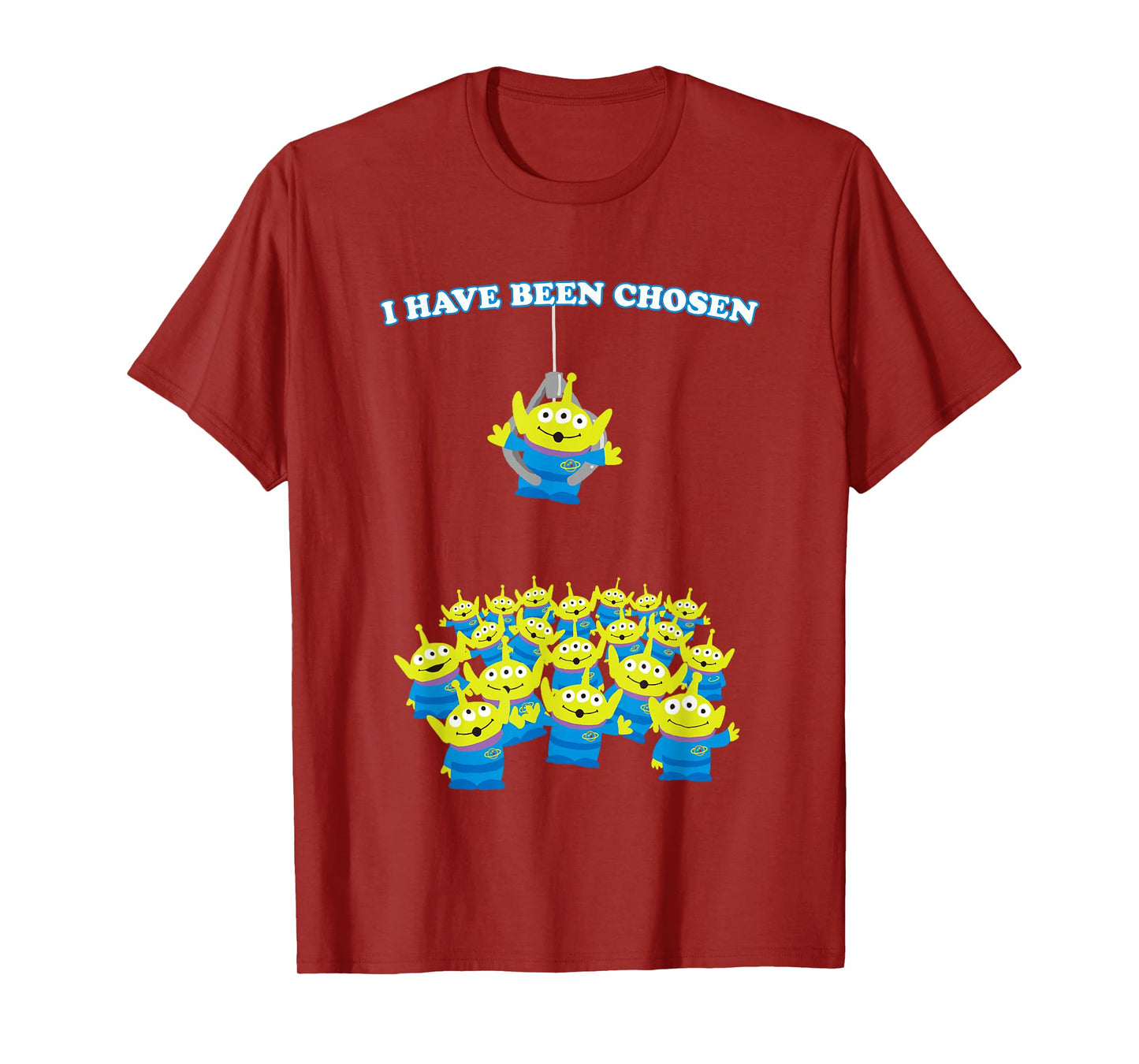 Disney Pixar Toy Story I Have Been Chosen Cute Aliens Logo T-Shirt