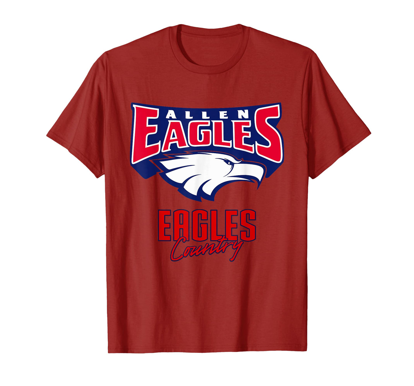 Allen Eagles Logo Country HS T-Shirt