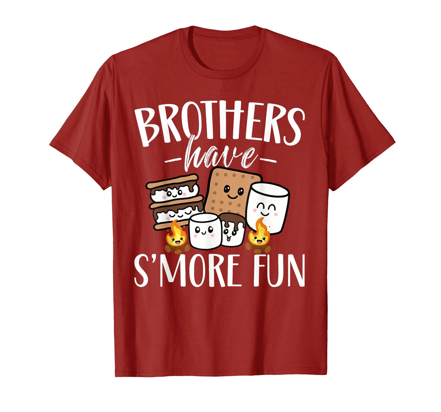 Brothers Have Smore Fun Funny Kawaii Smores Camping kids T-Shirt
