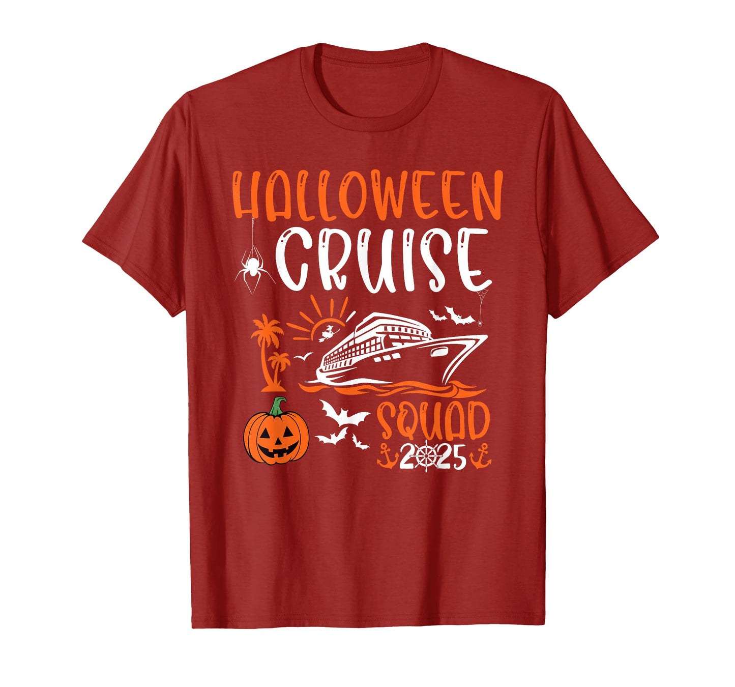 Halloween Cruise Squad 2025 Holiday Trip Family Matching T-Shirt