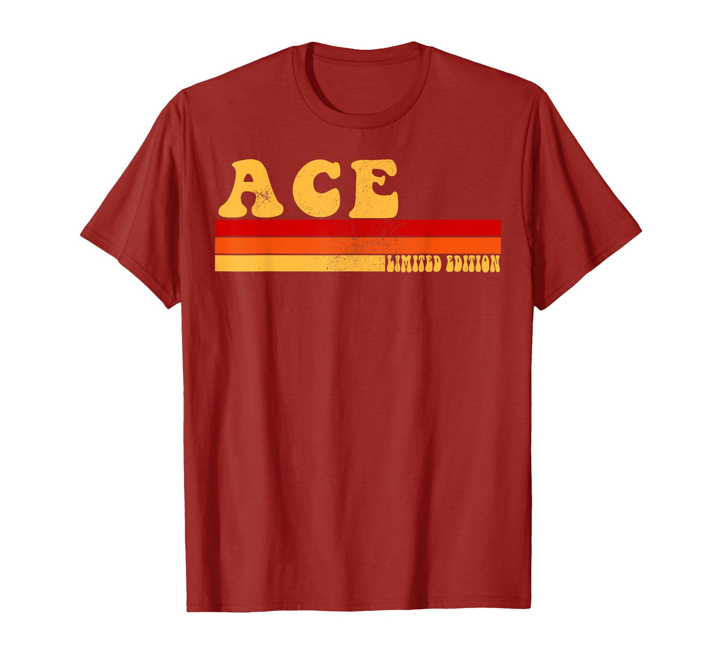 AmaStyle Co. ACE Name Personalized Idea Men Retro Vintage T-Shirt