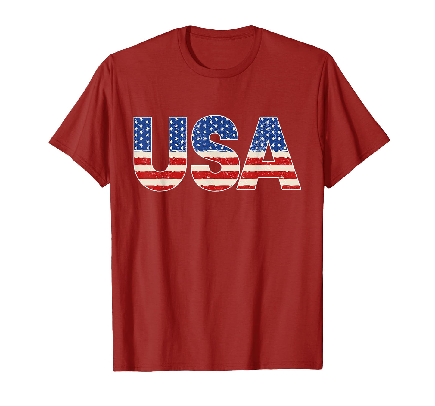 USA US Flag Patriotic 4th of July America Boys Mens Kids T-Shirt
