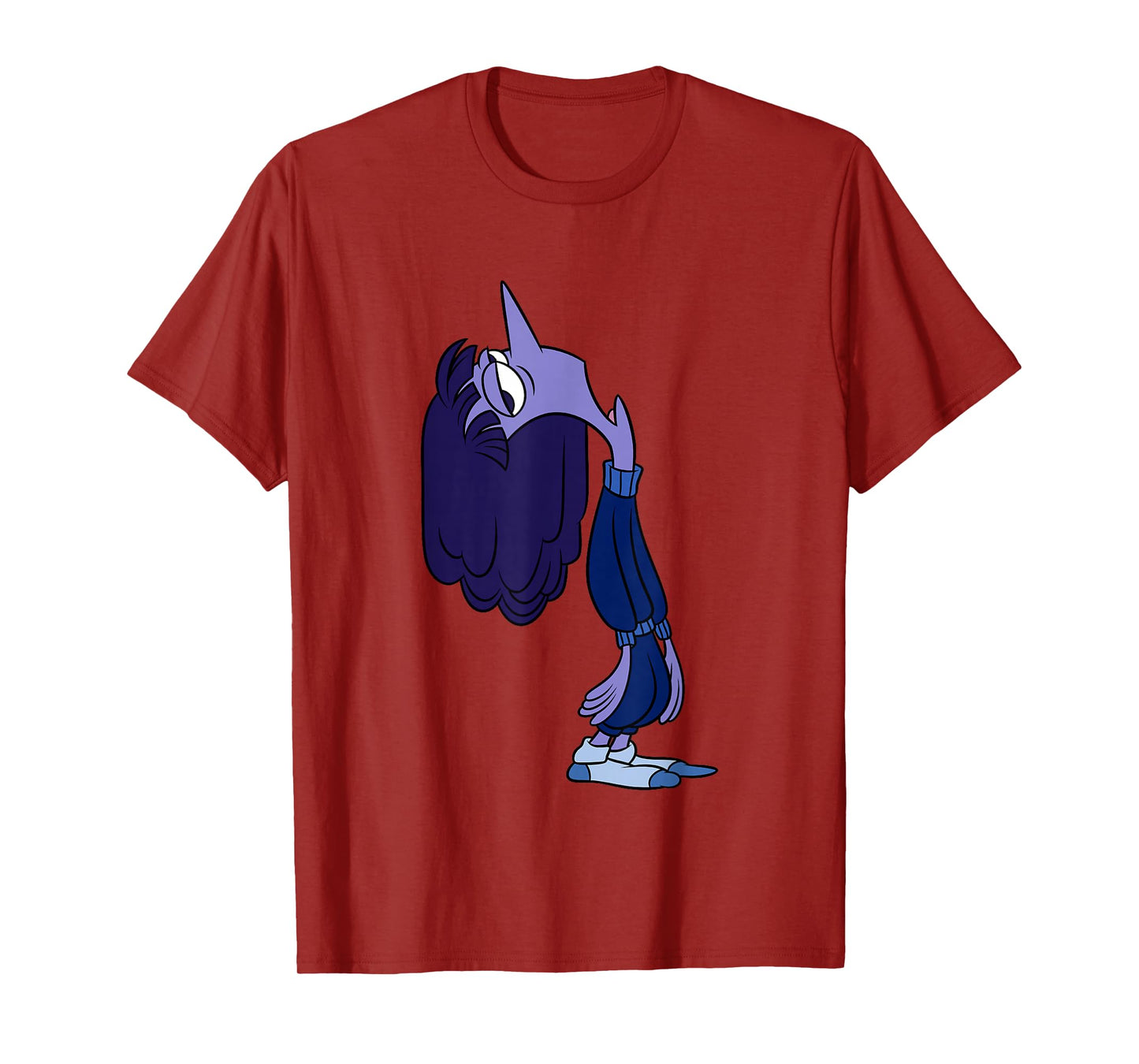 Disney Pixar Inside Out 2 Ennui Laziness Big Chest Portrait T-Shirt