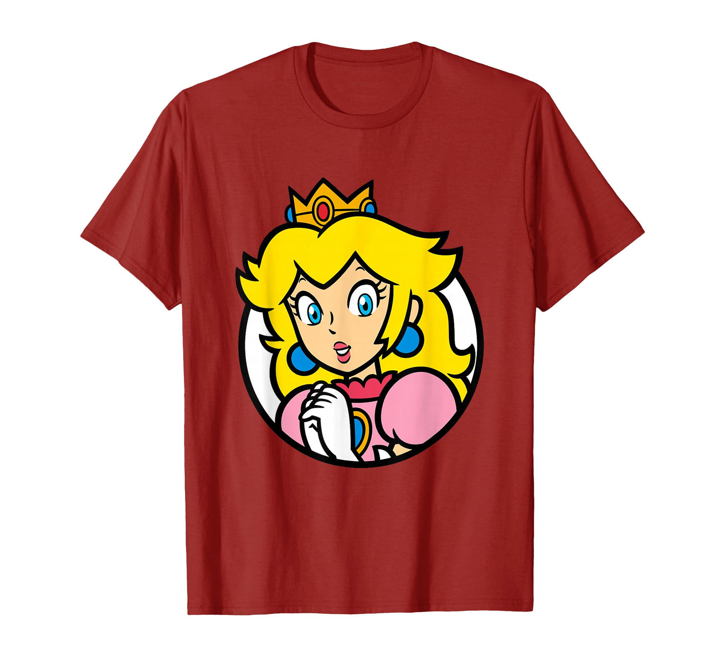 Super Mario Bros Princess Peach Nintendo Portrait T-Shirt