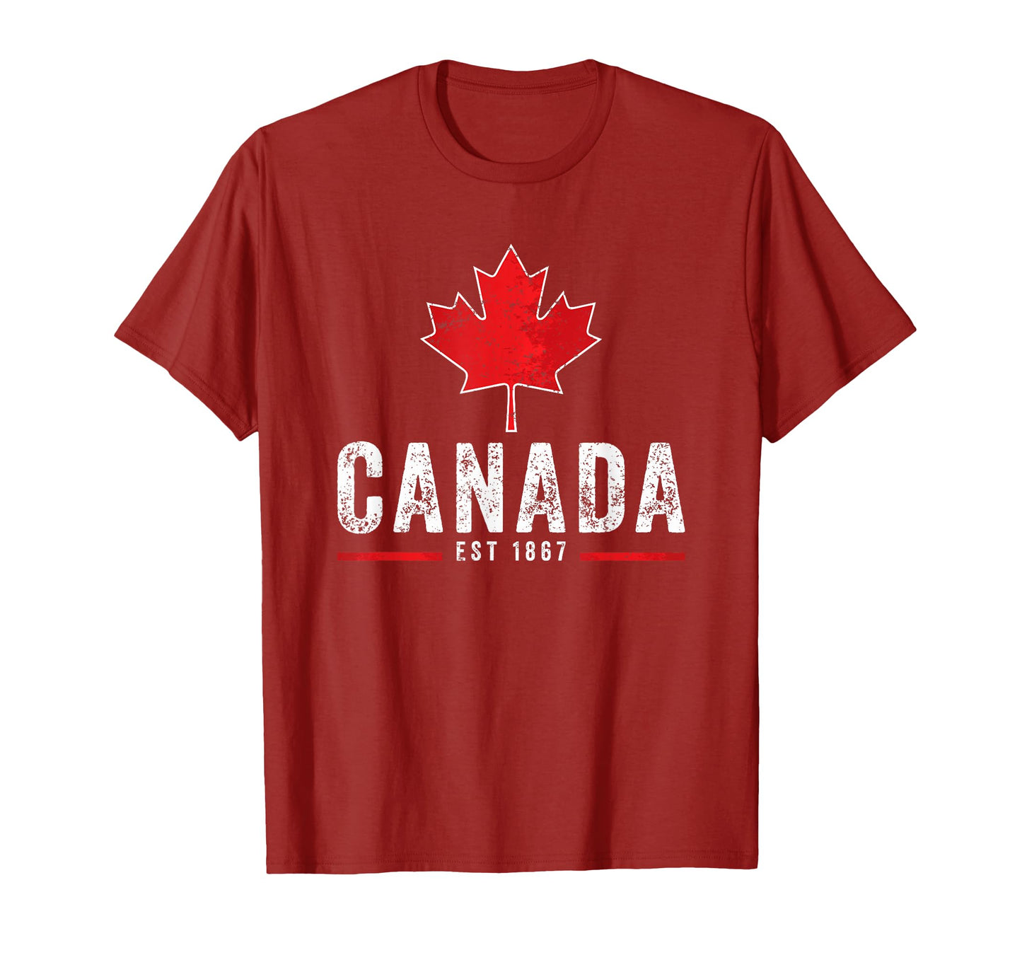 Vintage Canada EST 1867 Patriotic Proud Canadian Merch T-Shirt