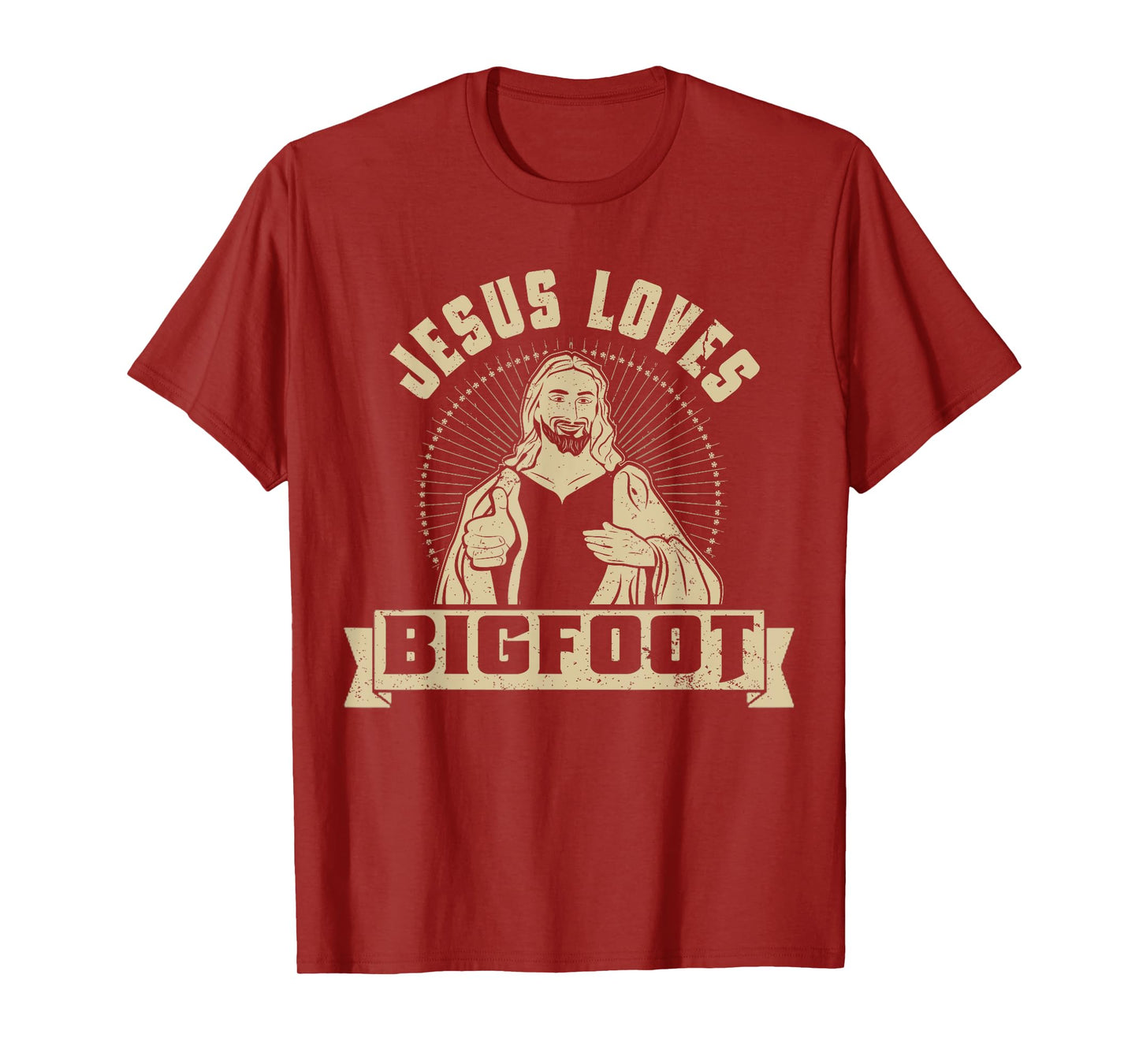 Jesus Love Shirt Jesus Loves Bigfoot Shirt