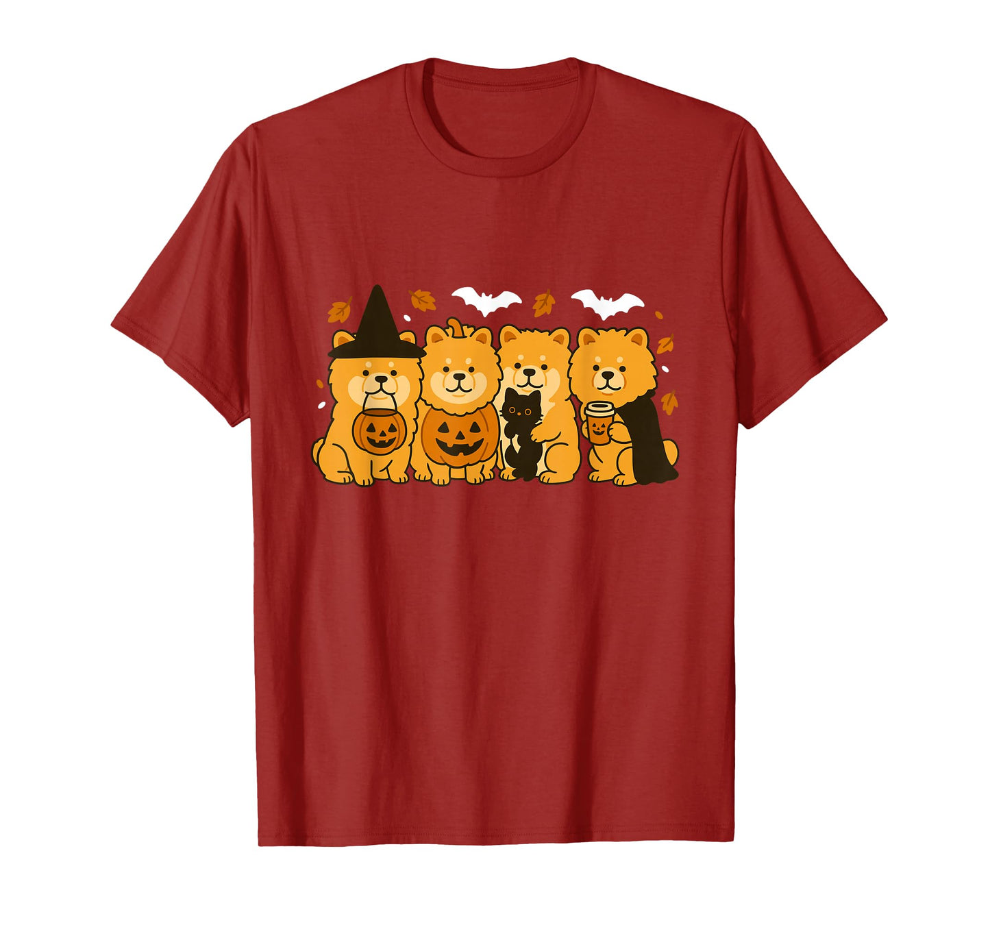 Trick Or Treat Chow Chow Halloween Chow Dog Mom Dog Lover T-Shirt
