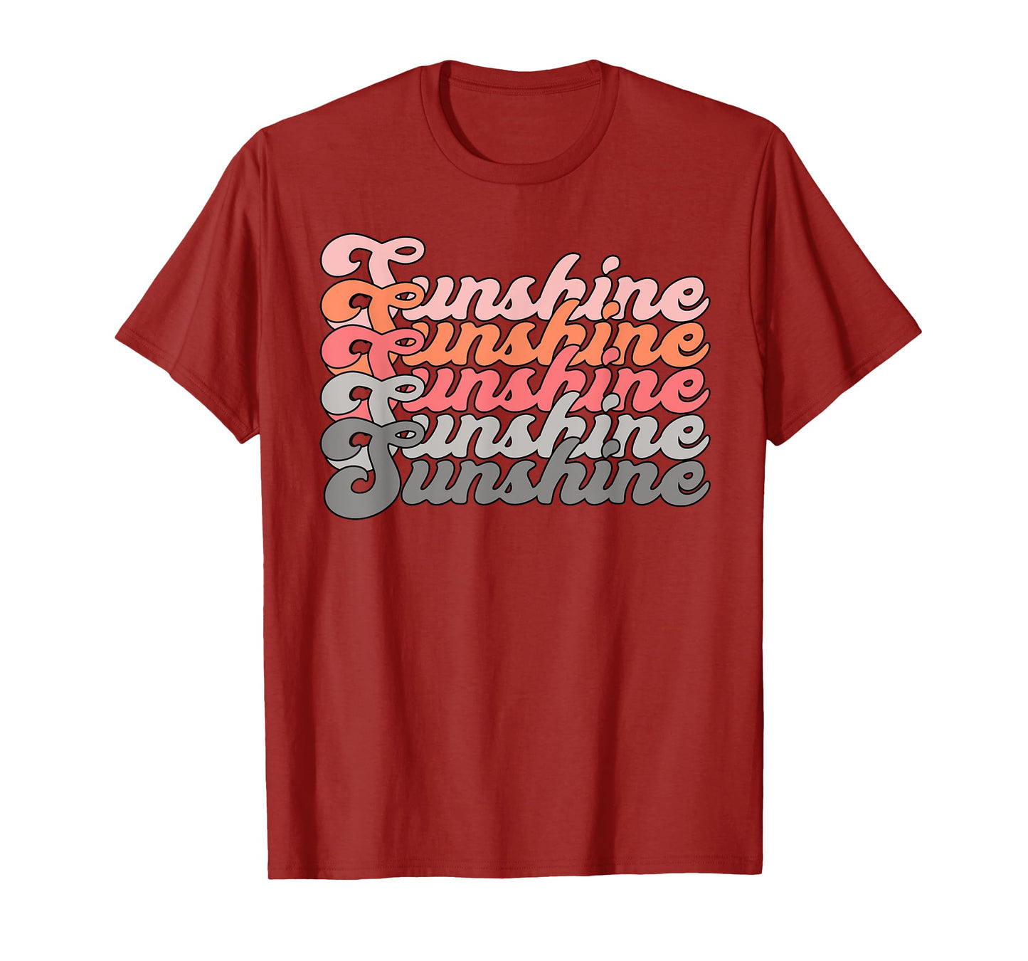 Womens Funny T-Shirt Sunshine Cute Sunshine Graphic Tees T-Shirt