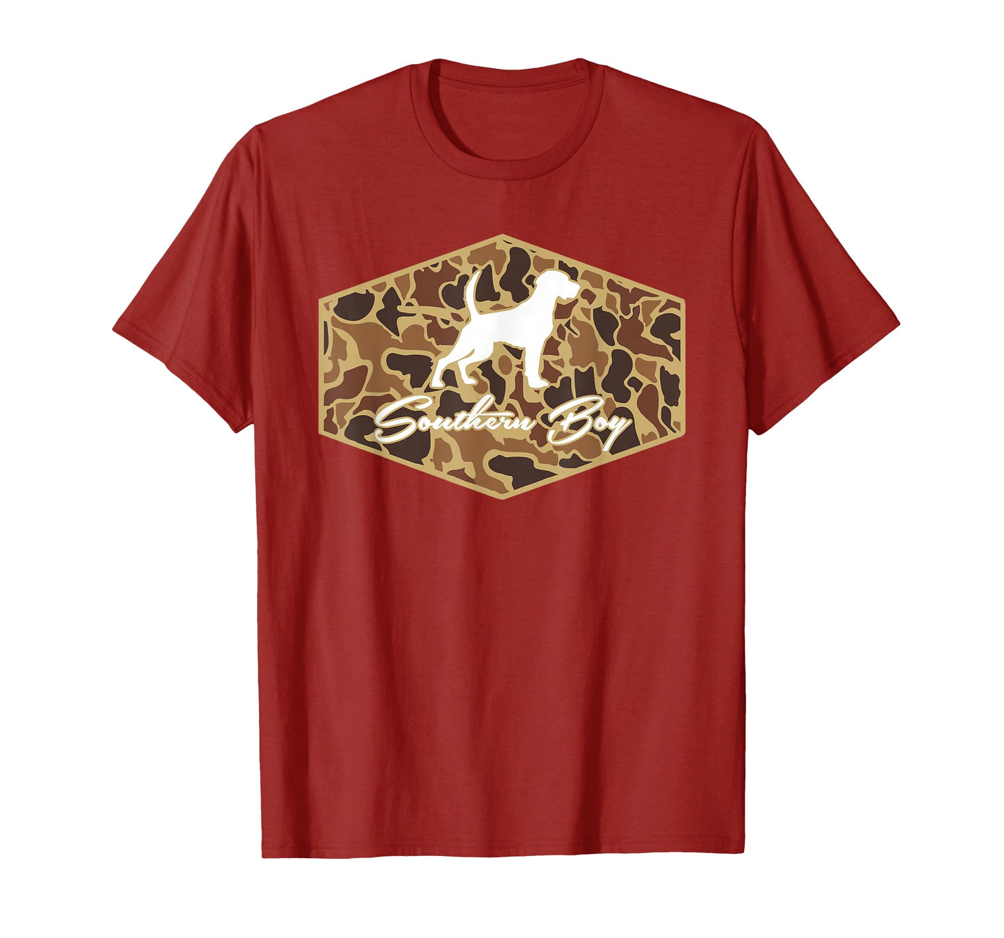 Southern Boy Camouflage Hunting Dog Hello Hunting Season T-Shirt