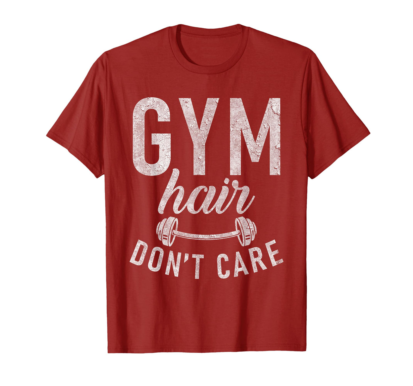 Gym Hair dont Care Funny Workout Bodybuilding T-Shirt