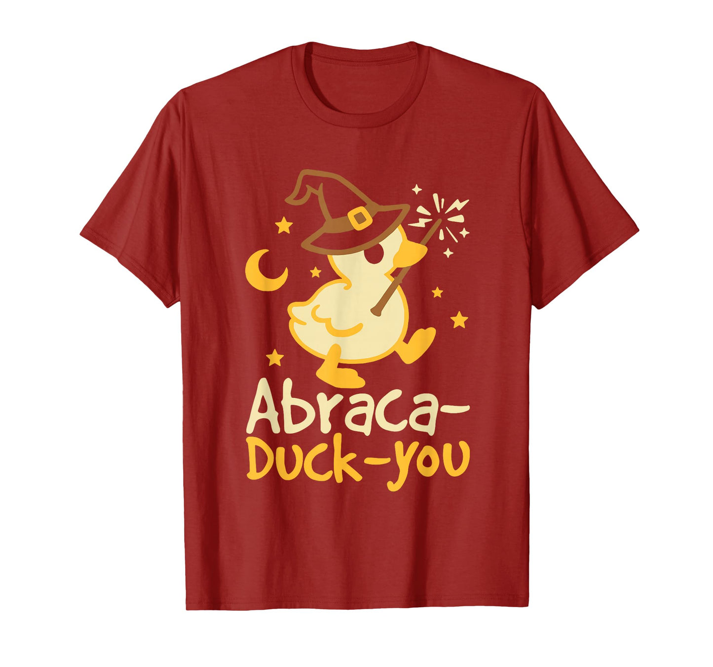 Abraca Duck You Funny Duck Witch Halloween T-Shirt