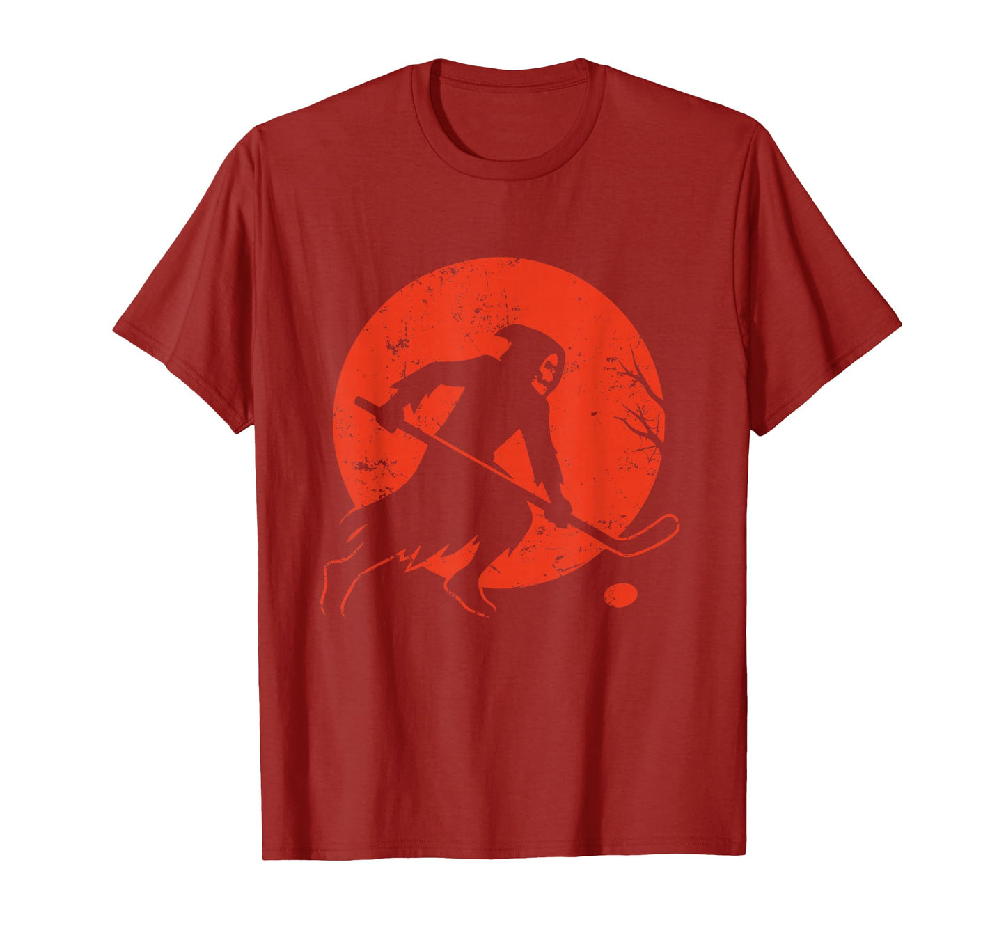 Reaper Hockey Under Moon T-Shirt