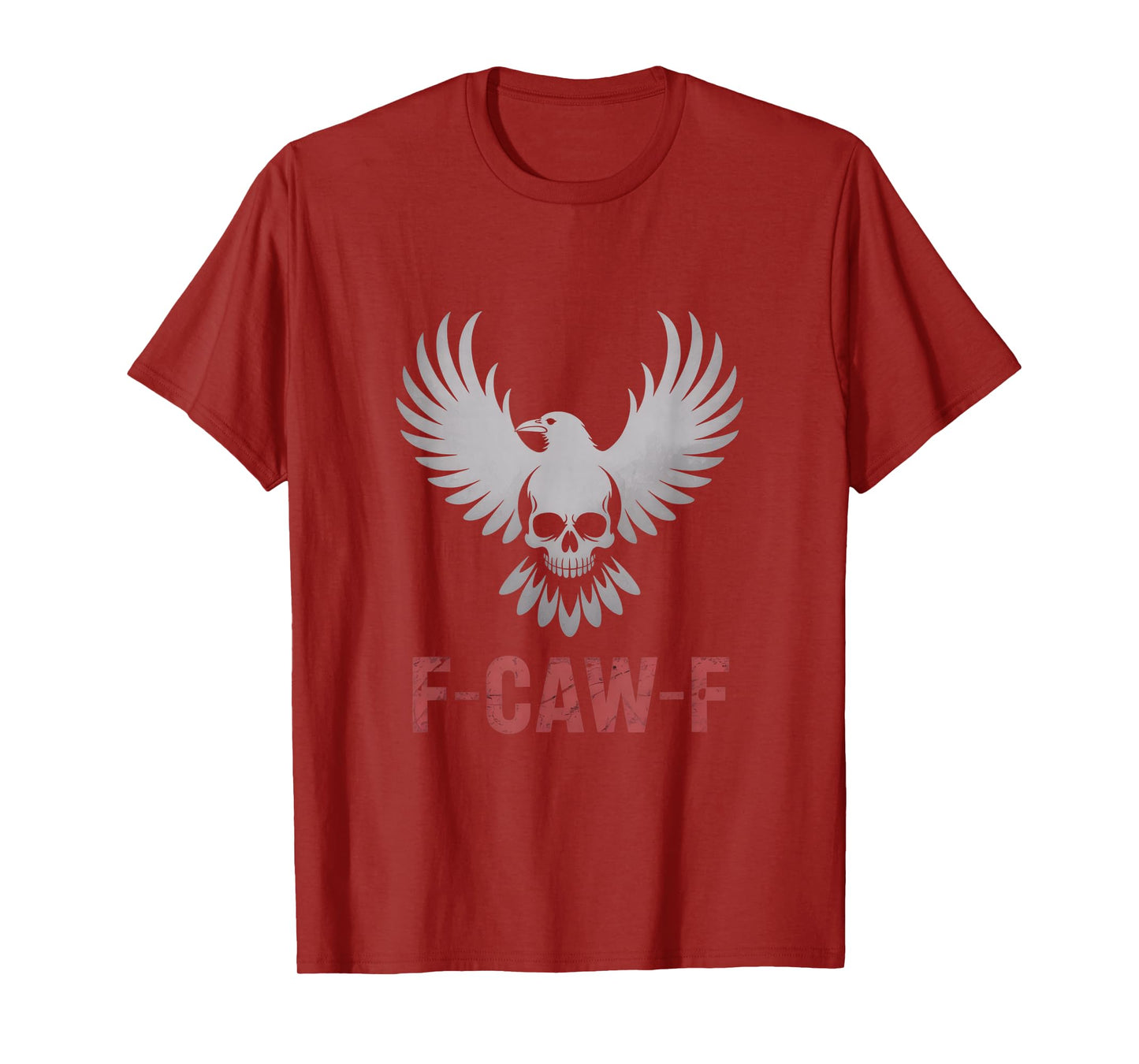 F-Caw-F Crow Funny Gothic Moon Black Bird Halloween T-Shirt