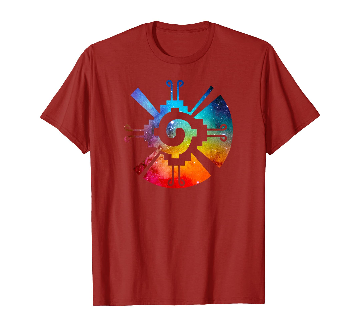Hunab Ku Aztec Mayan Galaxy Symbol T-Shirt