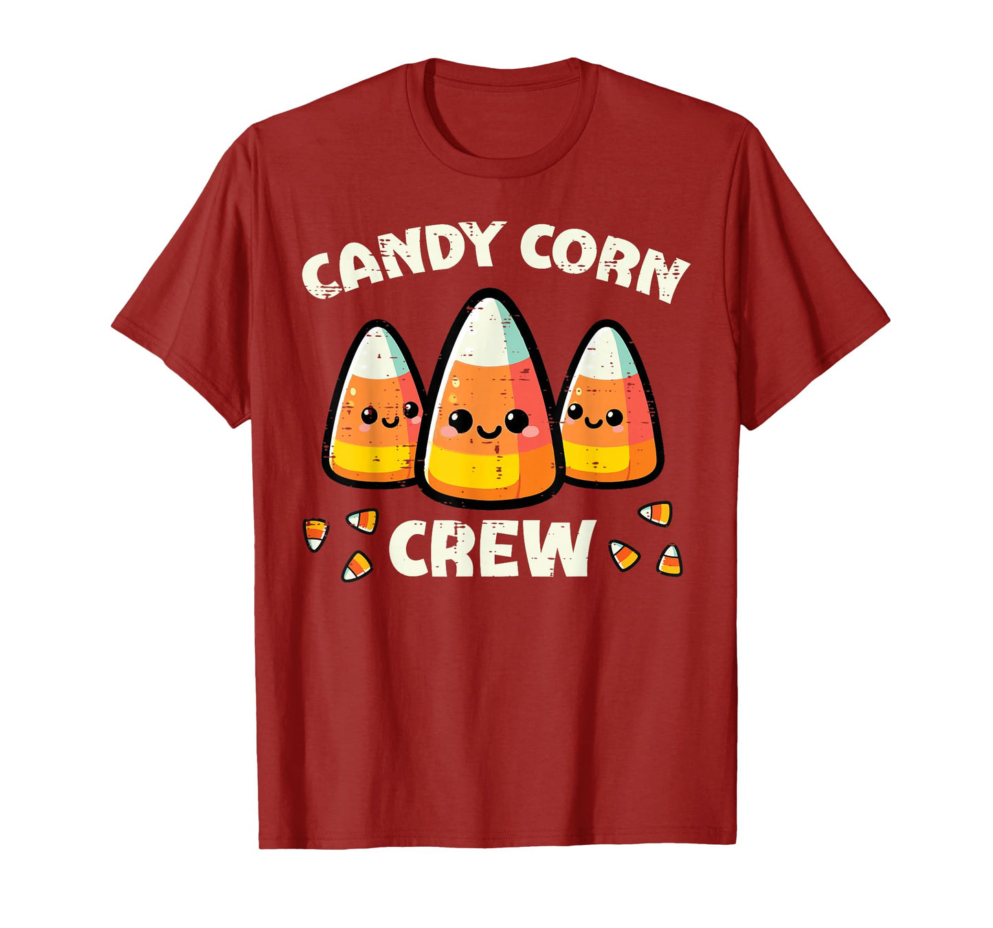 Halloween Candy Corn Crew Matching Costume Kids Men Women T-Shirt